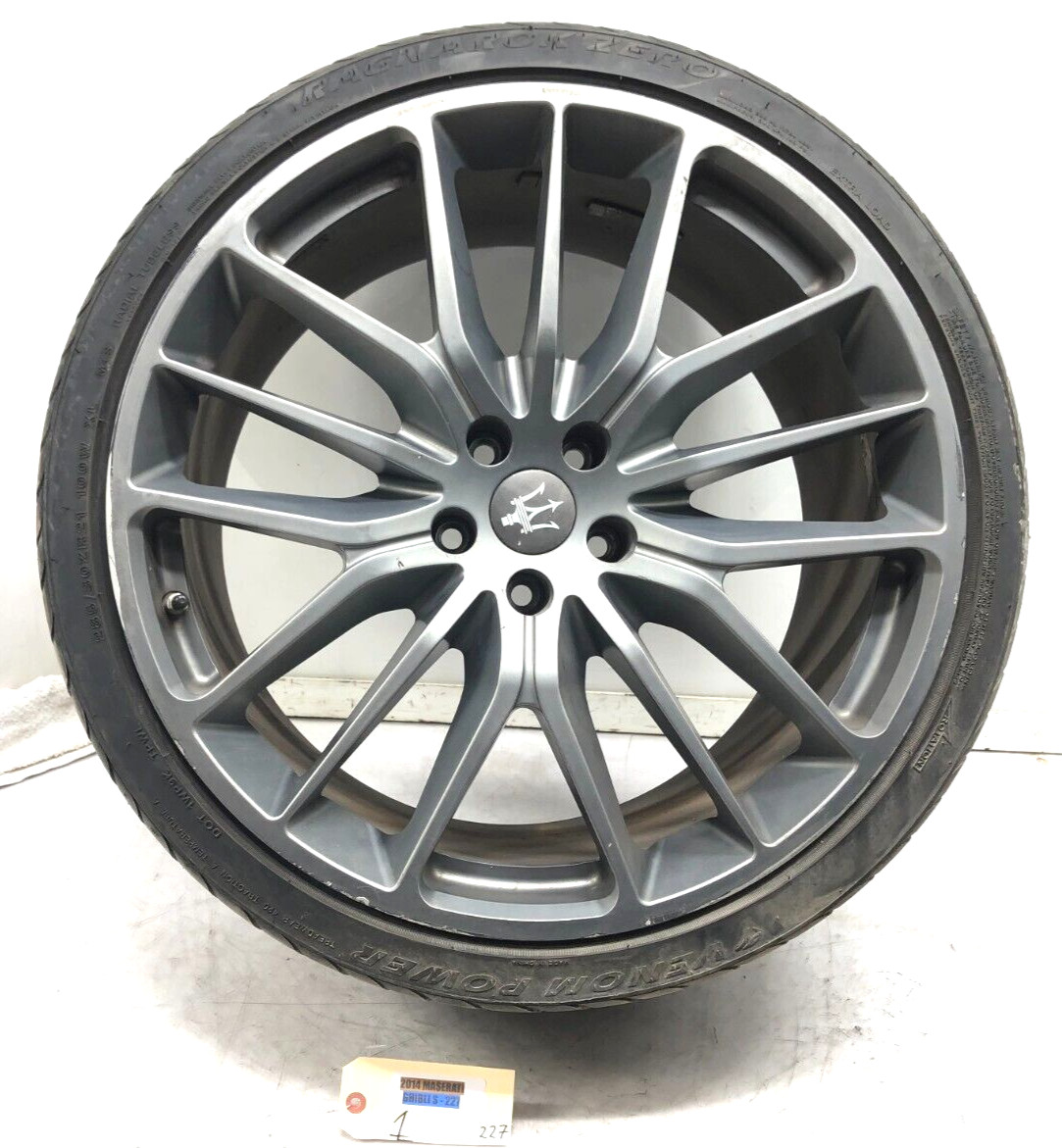 2014-2017 MASERATI GHIBLI QUATTROPORTE WHEEL RIM W/ TIRE 10.5X21 OEM #NOTE.