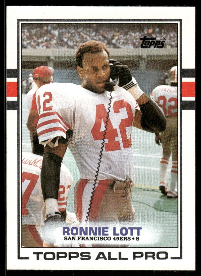 1989 Topps #9 Ronnie Lott