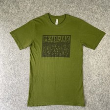 Pearl Jam Concert T-shirt Mens Small Green Army Soldiers 2012 Eddie Vedder RARE