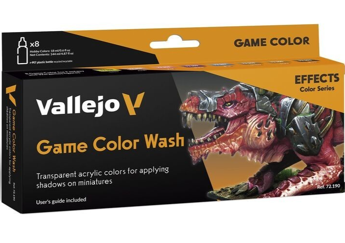 Vallejo Game Color Set 72190 Game Color Wash (8x18ml) - Bild 3