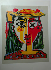 Print Art of young girl 43 x 30 cm 