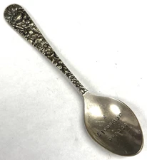 Vintage Welsh Souvenir Spoon Ornate FFRIND ARBENNIG “Special Friend” 5 1/2”