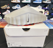 Nike Mind 001 Slide Sandals Gray/Orange Slip-...