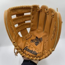 Franklin Field Master 4950 13 Inch Softball Glove Leather Laced Deer Touch H Web