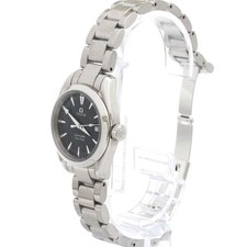 OMEGA Seamaster Aqua Terra Steel Quartz Ladies Watch 2577.80 Polished BF588501 2