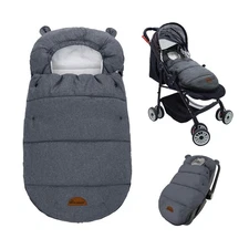 Universal Footmuff for Stroller, Baby Bunting Bags, Winter Windproof Warm Pra...