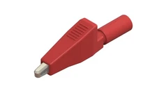 2pcs CalTest Insulated 10A Alligator Clip Adapter for 2mm DMM Test Probe Pin Tip