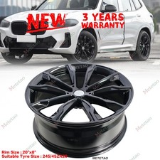 For Bmw X3 2017-2024 X4 2018-2026 20 Wheel Rim Gloss Black 86357 36108010268