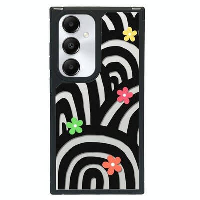 Samsung Galaxy A54 5G Full Case Kunstmotiv Blume Regenbogen B