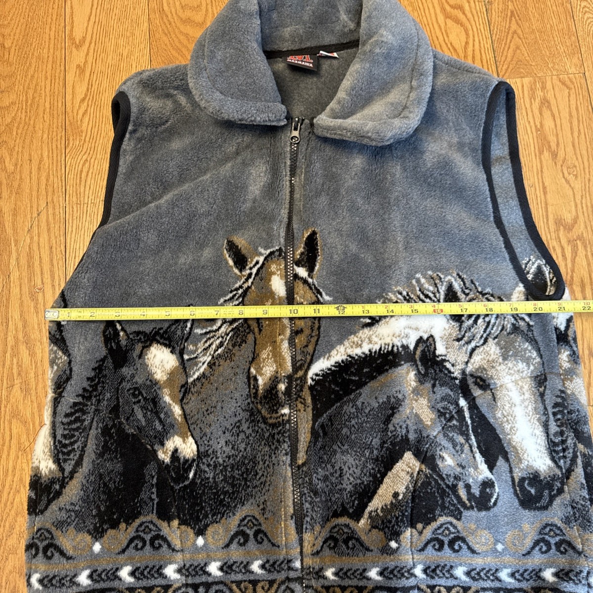 Polaire gilet homme noir - Centre Equestre du Moulinou - Mascotte Clothing