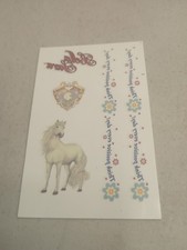 Bella Sara Royalty Bella 3/10 Think Positive Every Day Temporary Tattoo Horse