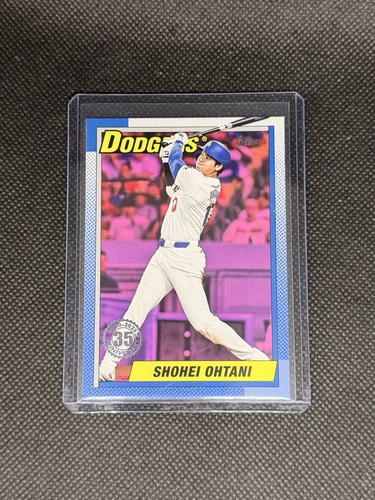 2025 Topps Series 1 Baseball 1990 35th Anniversary Pink #T90-100 Shohei Ohtani