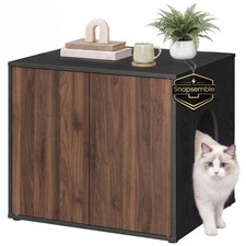 SONGMICS HOME Cat Litter Box Enclosure, Tool-Free Assembly