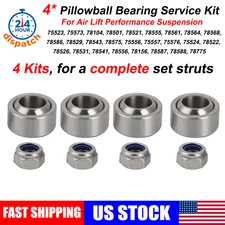 4 Kits Pillowball Bearing for complete struts For Performance Series Suspension