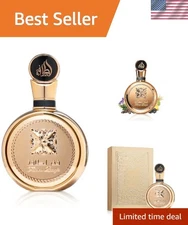 Fakhar Gold Extrait 3.4 Oz Eau de Parfum - Unisex Long-Lasting Floral Woody