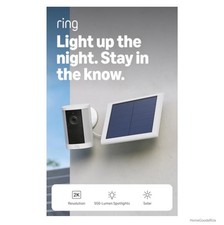Security Camera 2K 6x Zoom Motion Activated Spotlight Solar Powered Weather