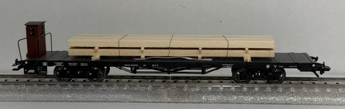 Märklin H0 46287-01 Flachwagen mit Beladung DRG Ep.II neuwertig und OVP | Condition: Gebraucht