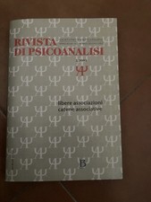 Rivista Di Psicoanalisi Libere Associazioni E Catene Associative Libro 