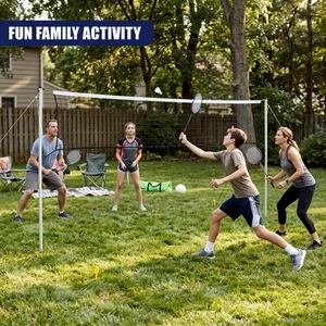 The Magic Toy Shop Badminton and Volleyball Set
