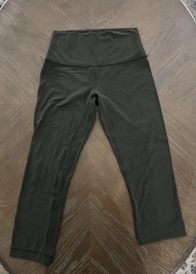Lululemon | Align Crop *21'' Dark Olive (First Release) LW6AS8S Tight