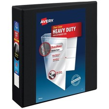 Heavy Duty View Binder, 2", Black, Slant Ring, One-Touch, 530 Sheet Capacity, 1