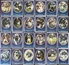 1972 Sunoco NFL (Colts) 24-Stamp Complete Set w/(J. Unitas) (16-MINT) 8-"Used"