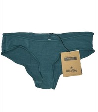 Lot Of 3,New W/Tagsy Woolly Women  s 95 Merino Wool Hipster Brief, Teal, Small
