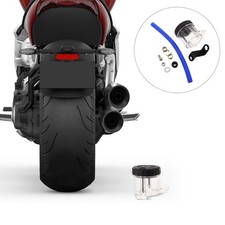 Motorcycle Brake Reservoir Oil Cup with Mount Bracket, Hydraulic Brake Fluid