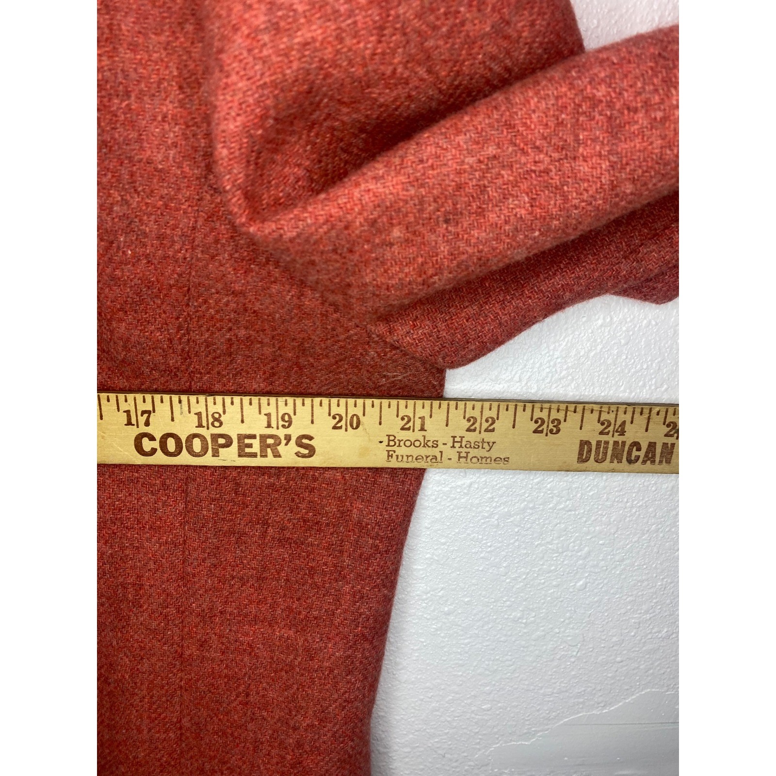 Pendleton Wool Blazer Jacket Womens L Orange Exce… - image 11