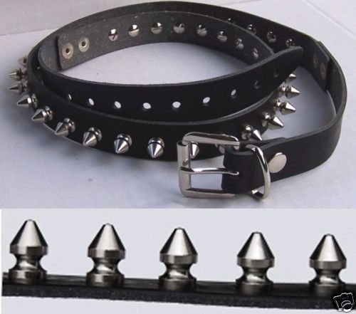 KILLER STUDDED BELT 1 ROW ROCK PUNK METAL C1K - Picture 1 of 1