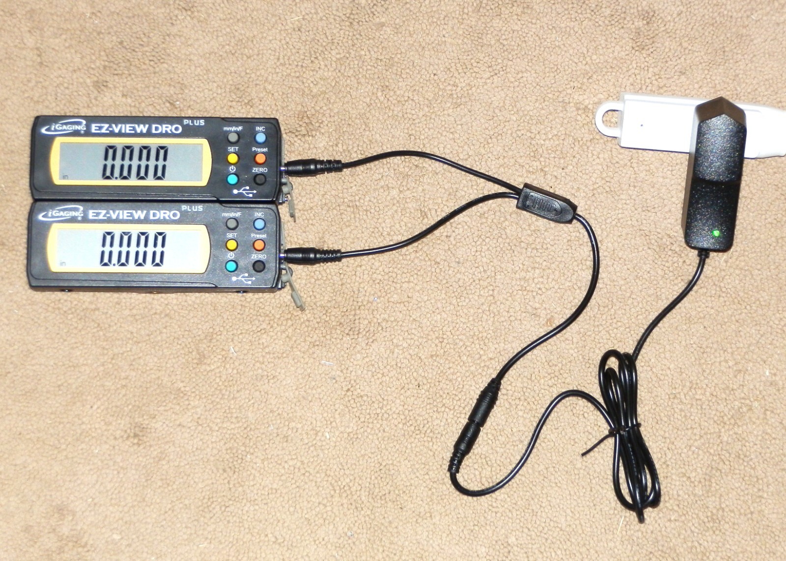 Power Adapter For iGaging DRO EZ View & Absolute Plus up to 2 Displays