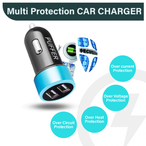 Car Charger Double Usb Twin 2 Port Display Dual 12-24V Cigarette Socket Lighter - Picture 36 of 46