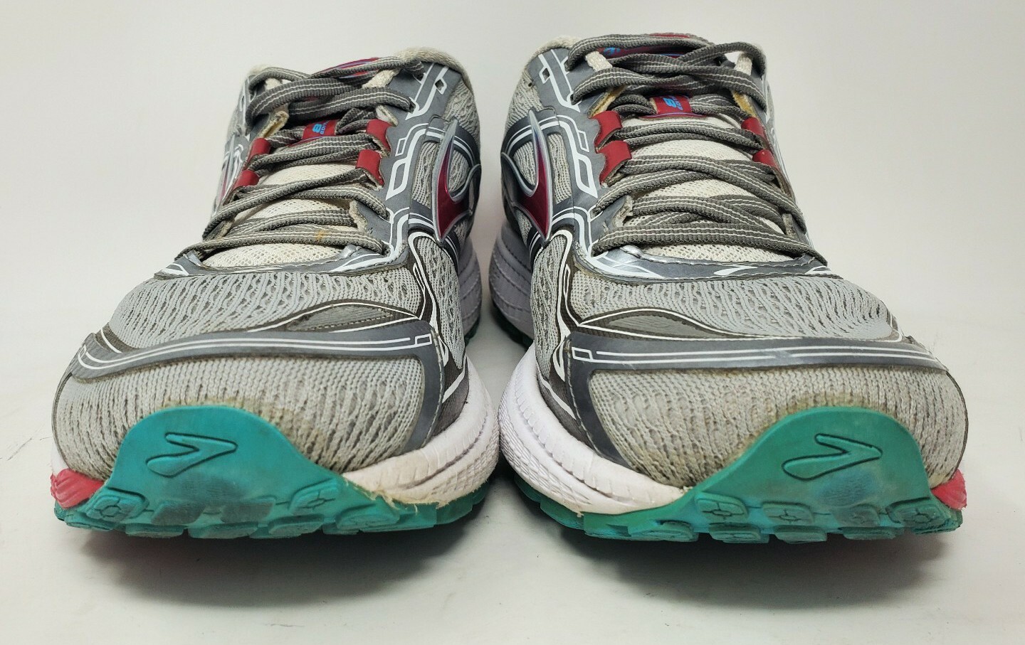 Brooks Ghost 8 Womens Running Shoes Charcoal Violet Pink US 10.5 B thumbnail 6