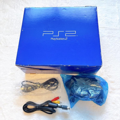 Sony PS2 PlayStation 2 SCPH-10000 JP Console Set Black Model
