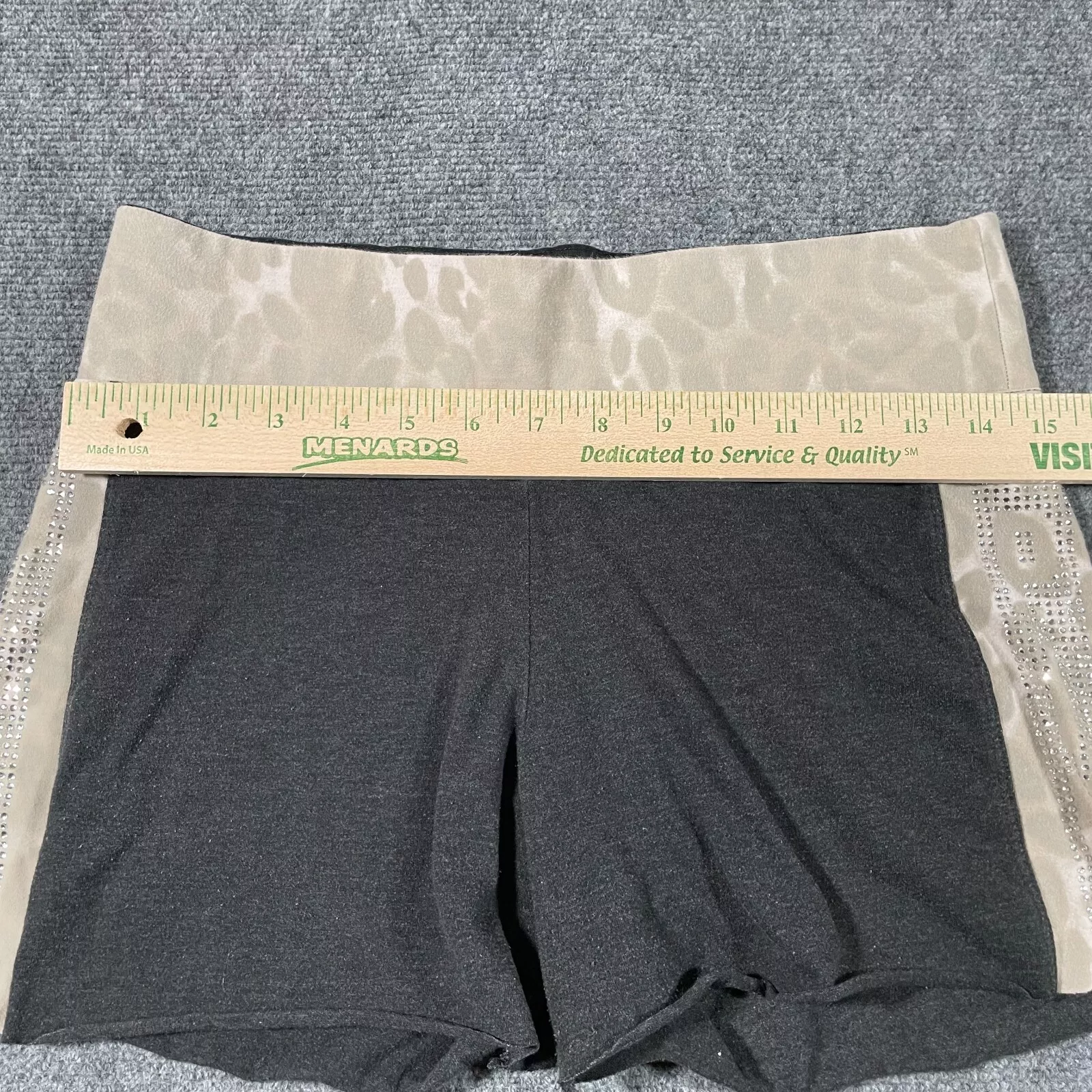 victoria-secret-vs yoga cheetah bling shorts
