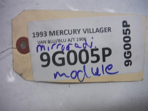 1993 MERCURY VILLAGER MIRROR ADJUSTER JOYSTICK MODULE OEM 93-95 - Picture 7 of 7