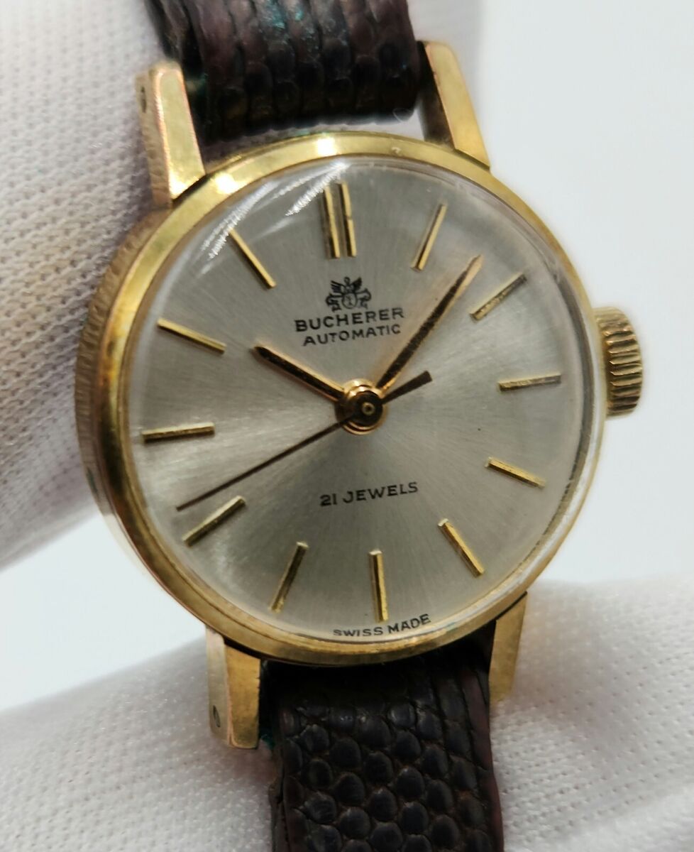 Bucherer Ladies Vintage Gold-Tone Automatic 21 Jewels Bucherer Ladies Vintage Gold-Tone Automatic 21 Jewels