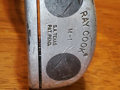 Putter Vintage Ray Cook Laiton 35 Pouces, Tige Acier, Talon Droit, Homme