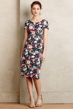 NEW Anthropologie Floral Maura Sheath Dress by Contrarian Sz 0P, 4, 6P Orig.$348