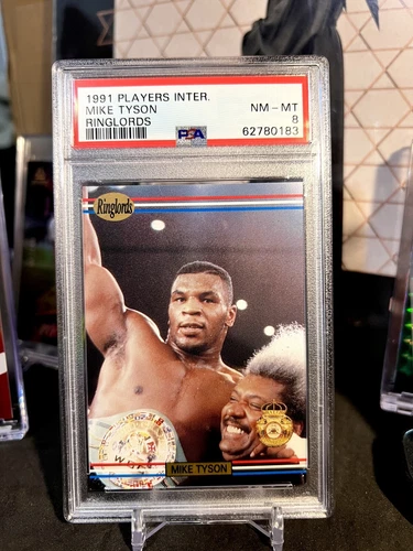 ⭐️ MIKE TYSON 1991 PLAYER INTERLUDE RINGLORDS PSA 8 NM/MT LOW POP SP 🔥