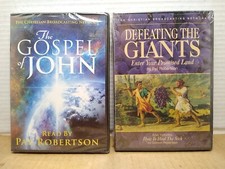 Pat Robertson - The Gospel of John & Defeating the Giants - (2) DVDs - Sealed