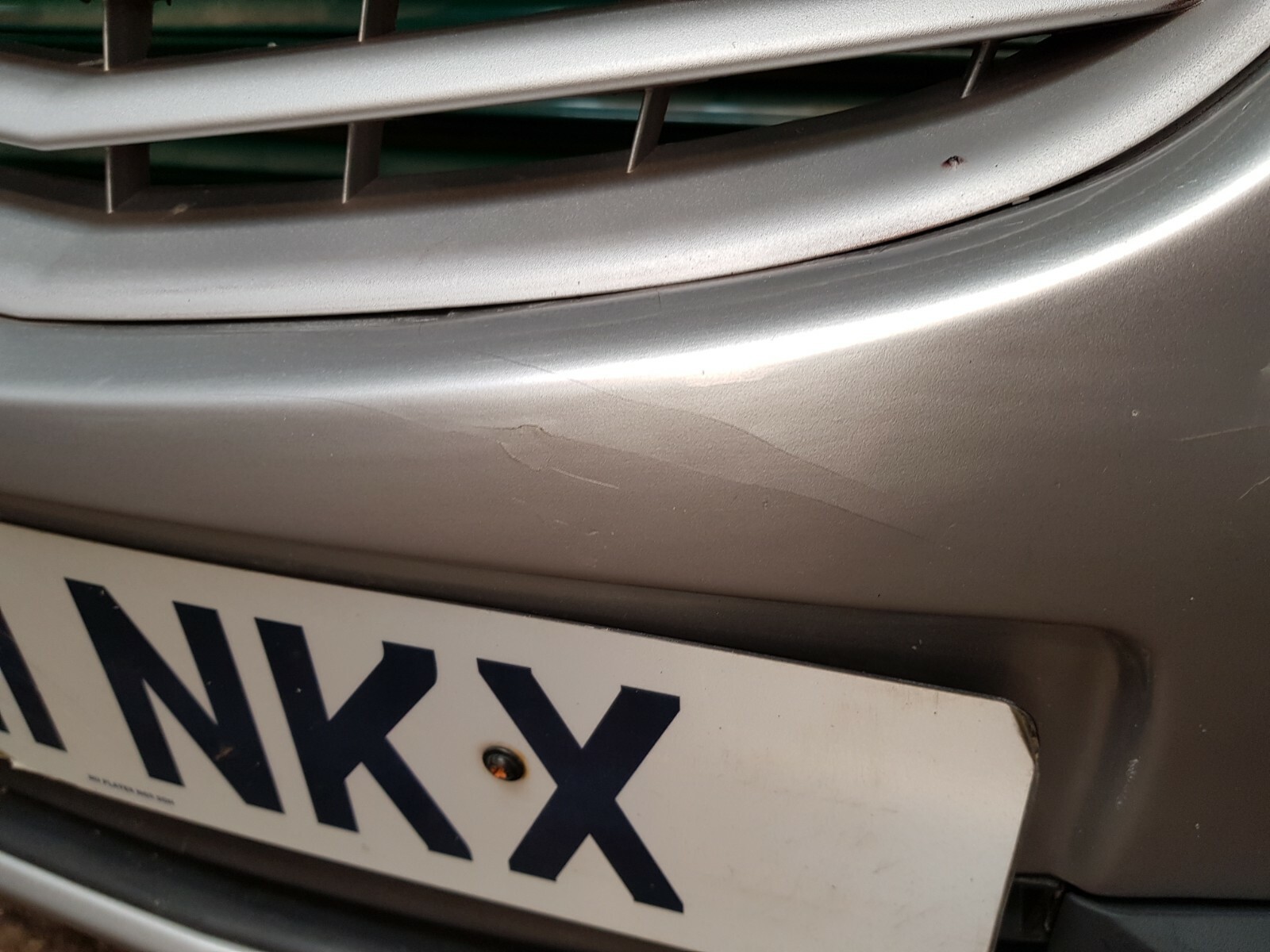 Vauxhall Meriva B Front Bumper Silver Z157 RESPRAYED CHECK PHOTOS eBay