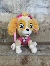 Paw Patrol Skye Puppy Dog Plush 9" Aviator Pilot Uniform Gund