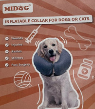 Pet recovery Collar for Dogs or Cats. Inflatable and comfortable 