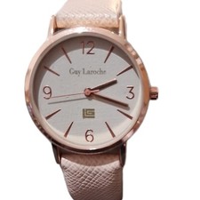Ladies Guy Laroche Rose Gold/Blush Brand New  Watch/ Without Box- New Battery 