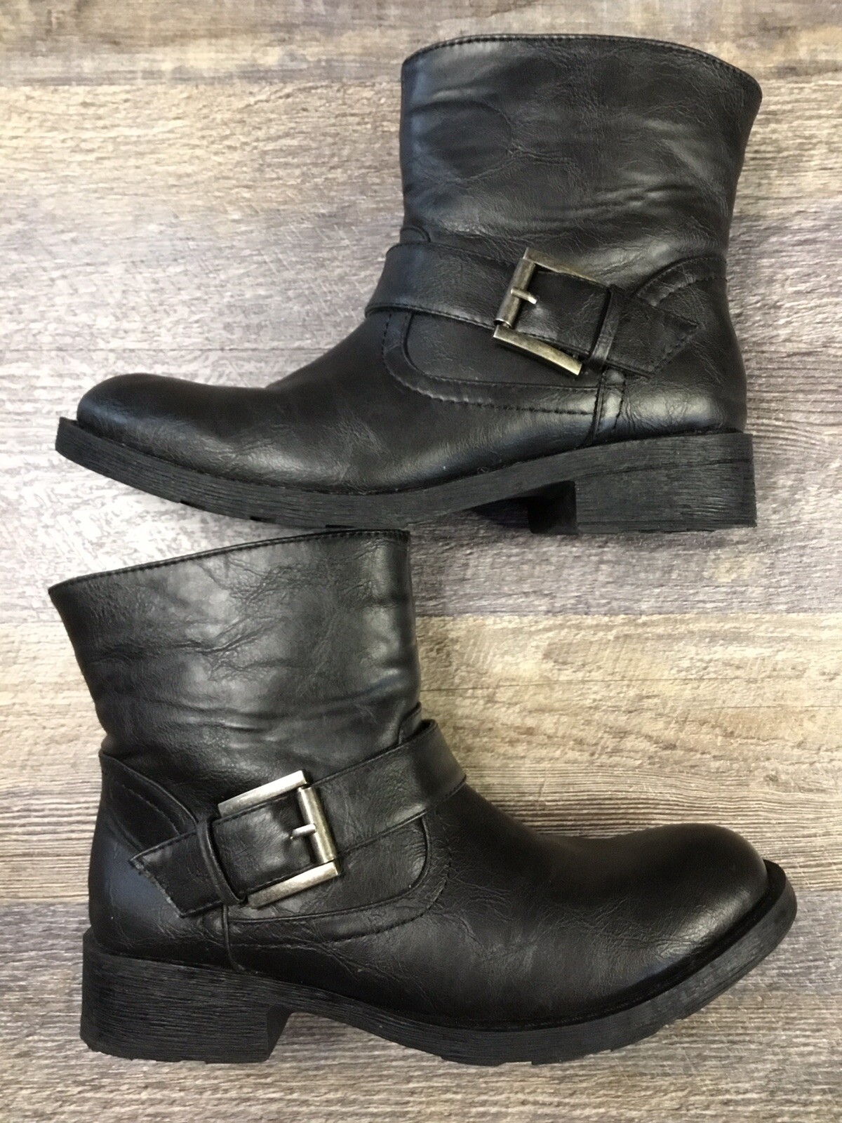 Diba Womens Ankle Biker Boots Side 