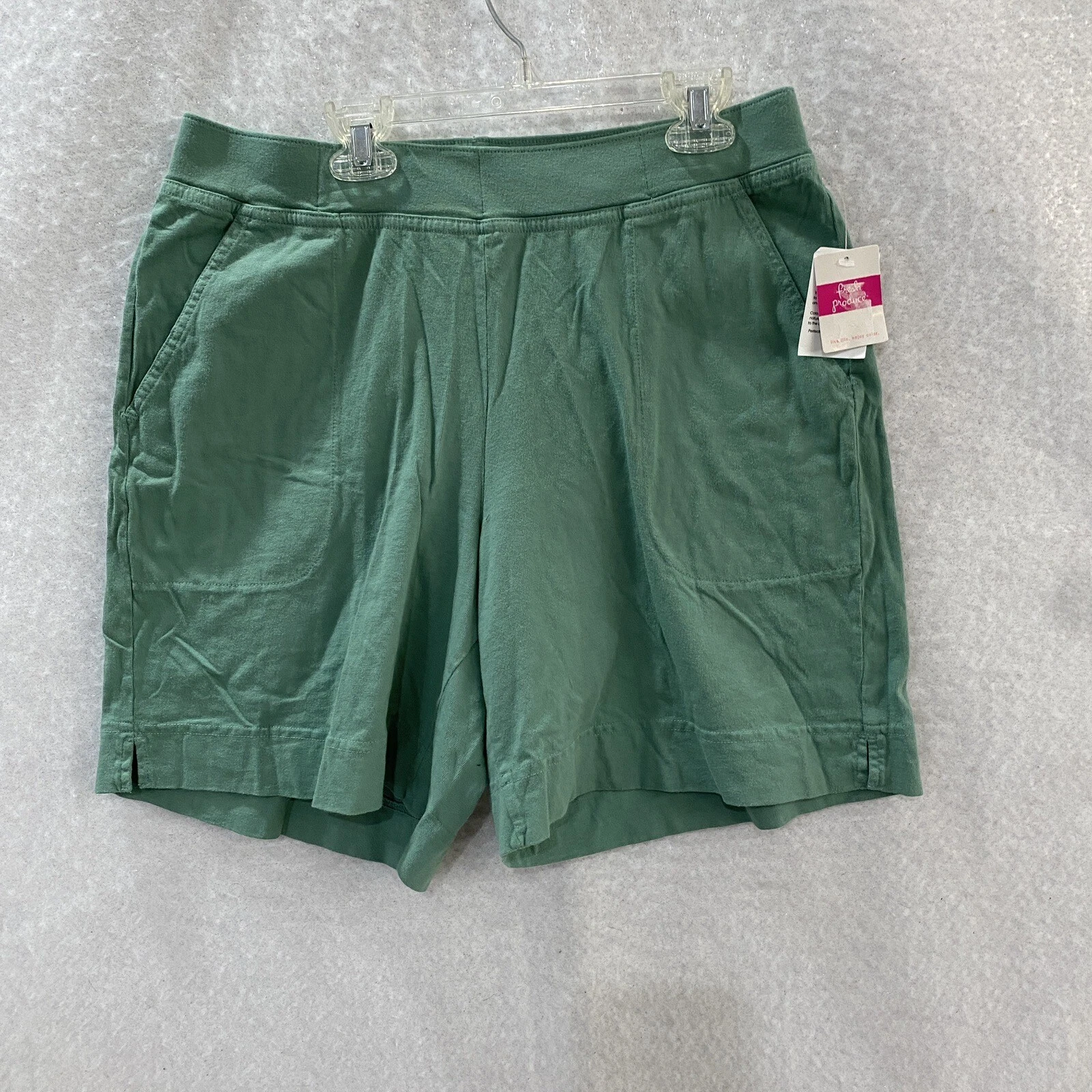 FRESH PRODUCE S-XXL Shorts Key Largo Lagoon Jersey Cotton 7" Inseam Woman's NEW