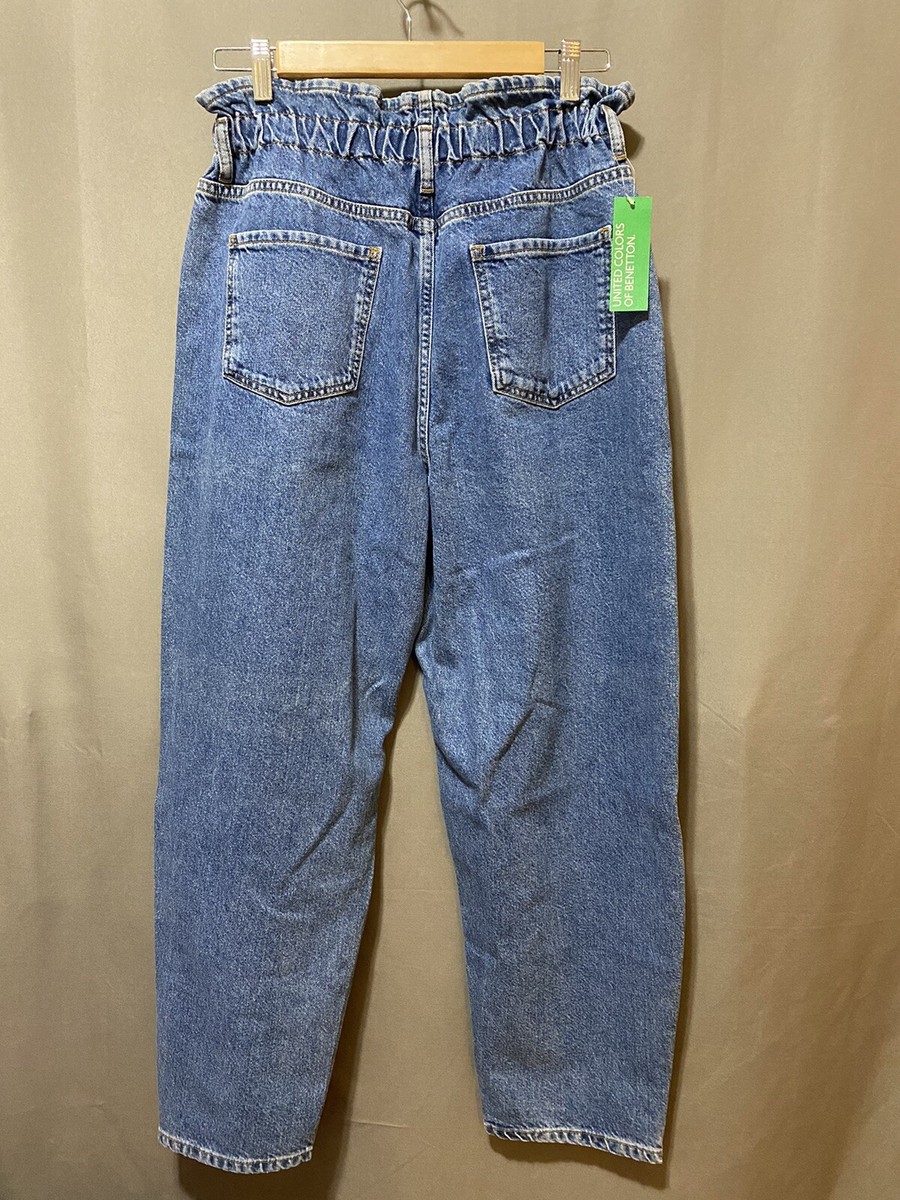 NWT United Colors of Benetton Women Button Front Slouchy