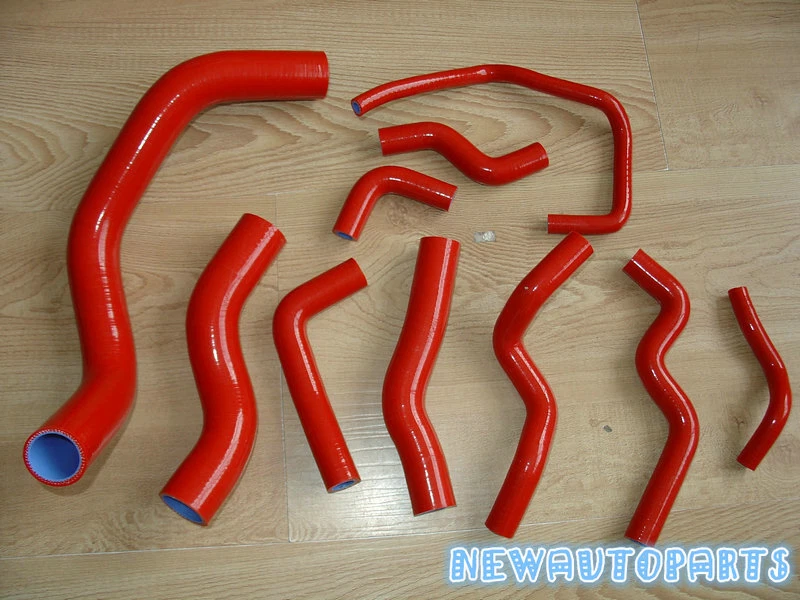 BLUE Silicone Radiator Hose For Nissan Silvia/180SX RPS13,PS13,S13 S14 SR20DET - Image 2 of 4