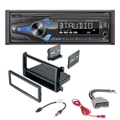 Single Din Bluetooth Car Stereo AM/FM Radio & kit for 2007-2013 JEEP Wrangler JK